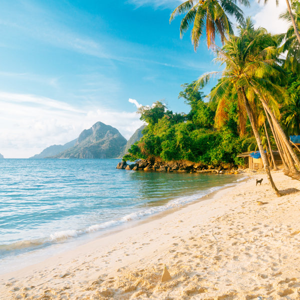 House Of Hampton Sonnenuntergang In El Nido Philippinen Leinwandbild